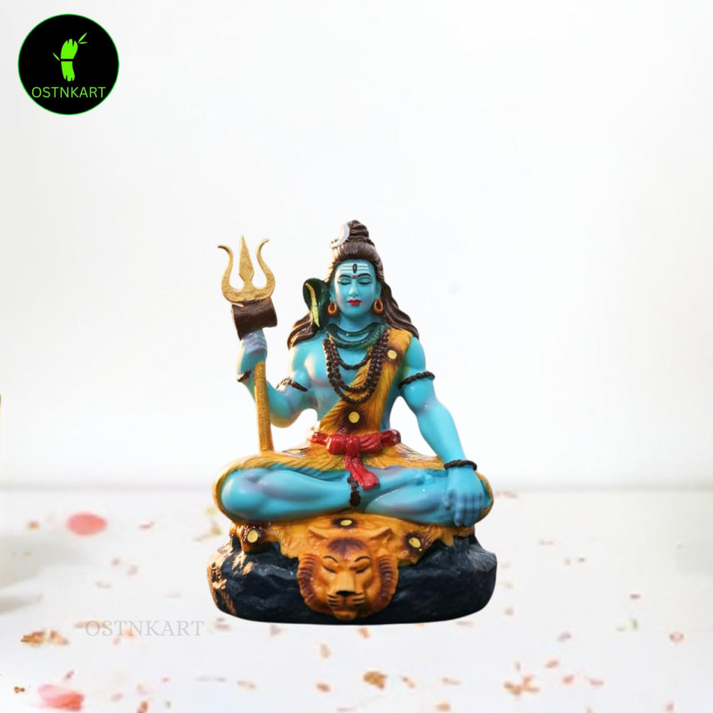 Shiva Statue for Car Dashboard & Home Decor | 3.5 Inch Resin