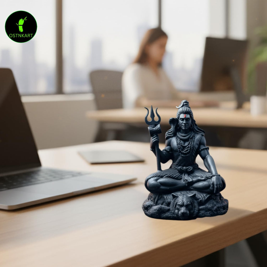 Shiva Statue Car Dashboard Idol 3.5 Inch