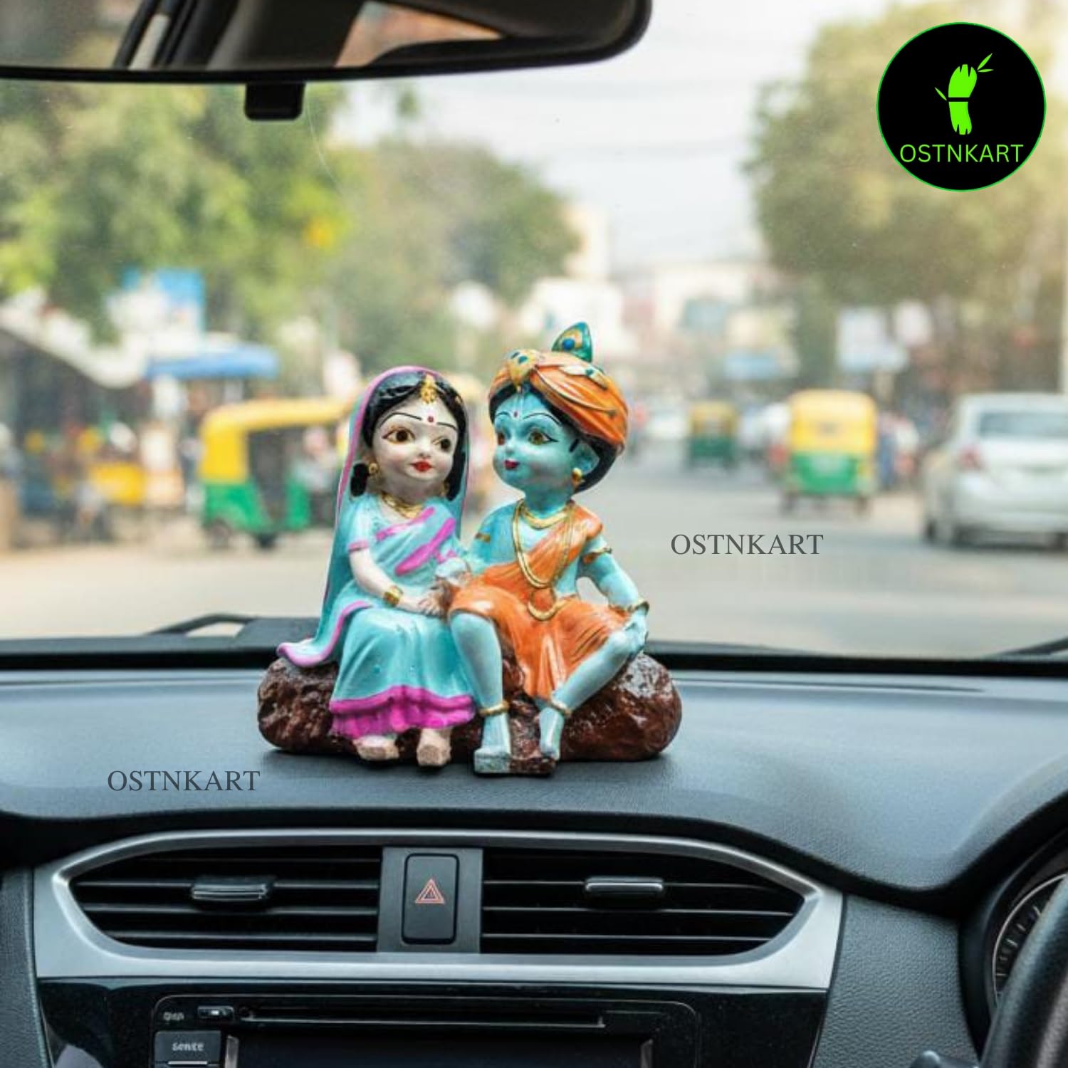 Radha Krishna Idol | 4 Inch Polyresin