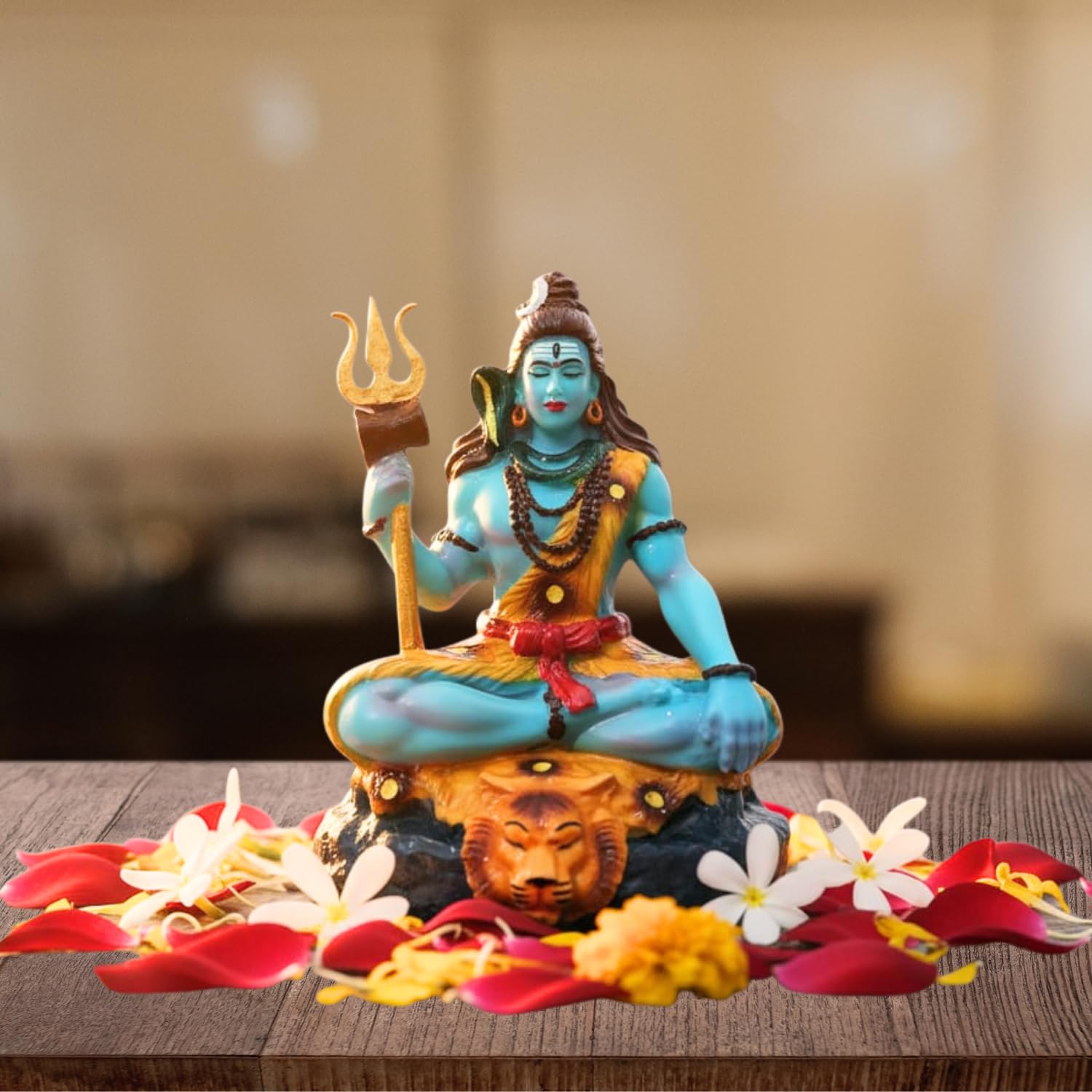 Shiva Statue for Car Dashboard & Home Decor | 3.5 Inch Resin