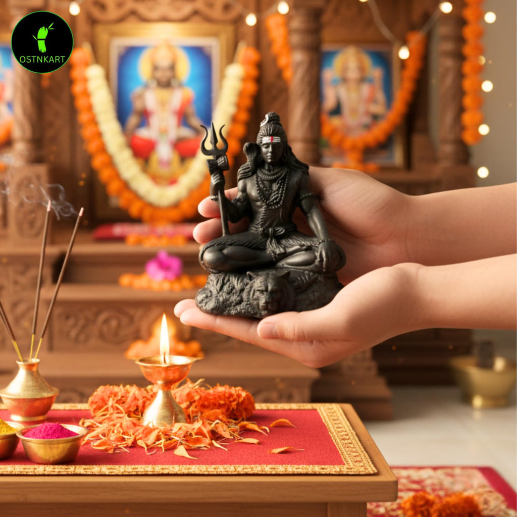 Shiva Statue Car Dashboard Idol 3.5 Inch