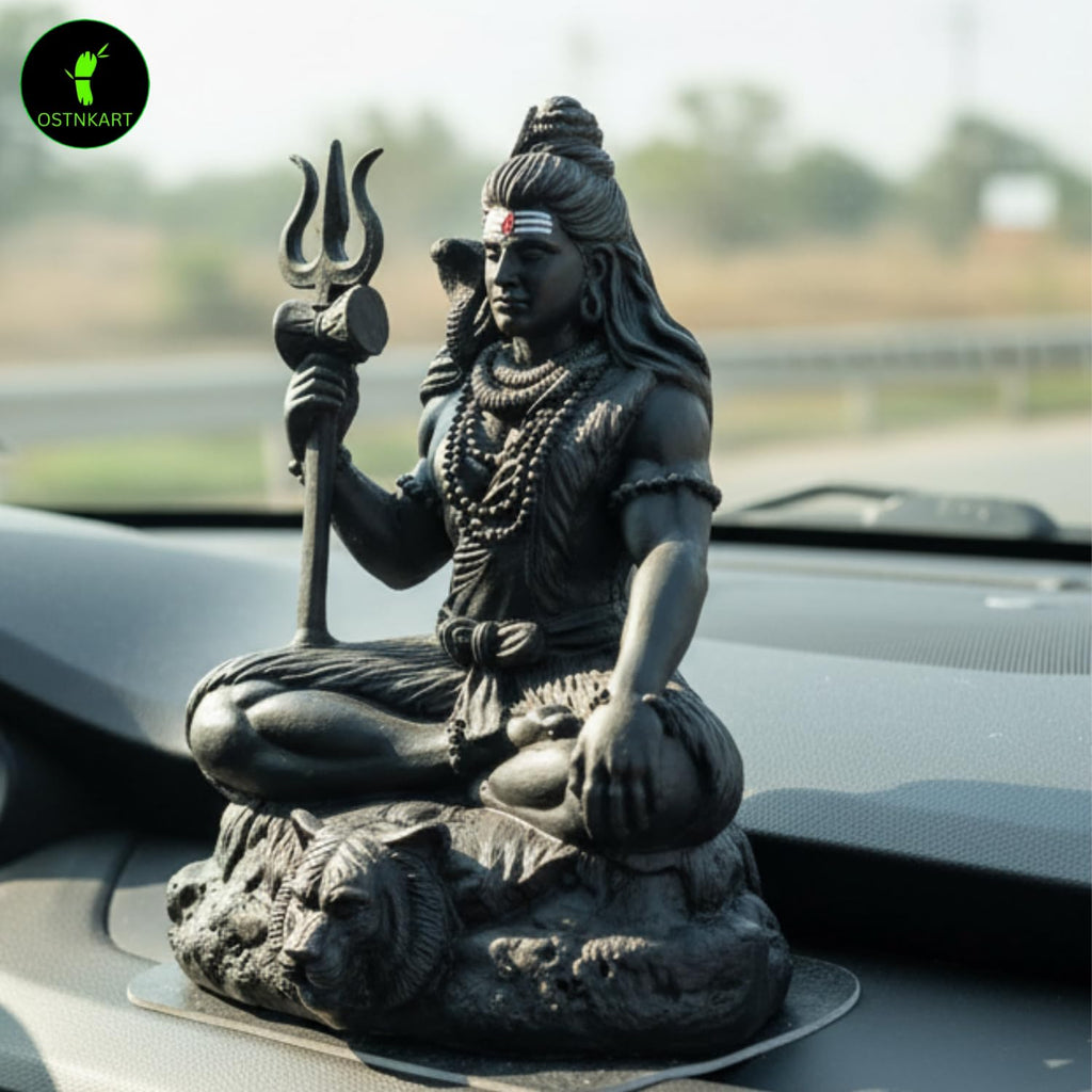 Shiva Statue Car Dashboard Idol 3.5 Inch