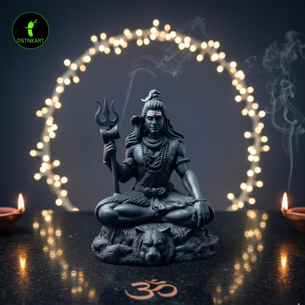 Shiva Statue Car Dashboard Idol 3.5 Inch