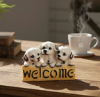 Welcome Dog Resin Showpiece – Cute Home Decor (4×5.5”) - OSTNKART