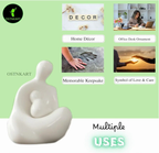 Mother & Baby Resin Statue – 4.5” (White) - OSTNKART